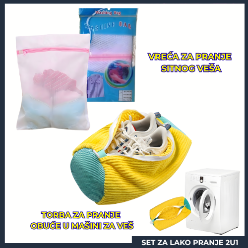 Set 2u1 Vreća Za Pranje Obuće