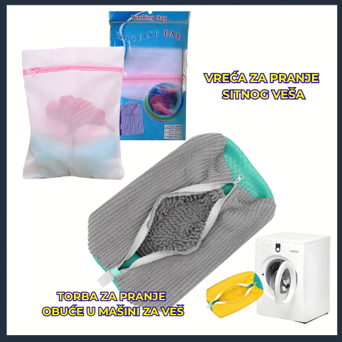 Set 2u1 Vreća Za Pranje Obuće
