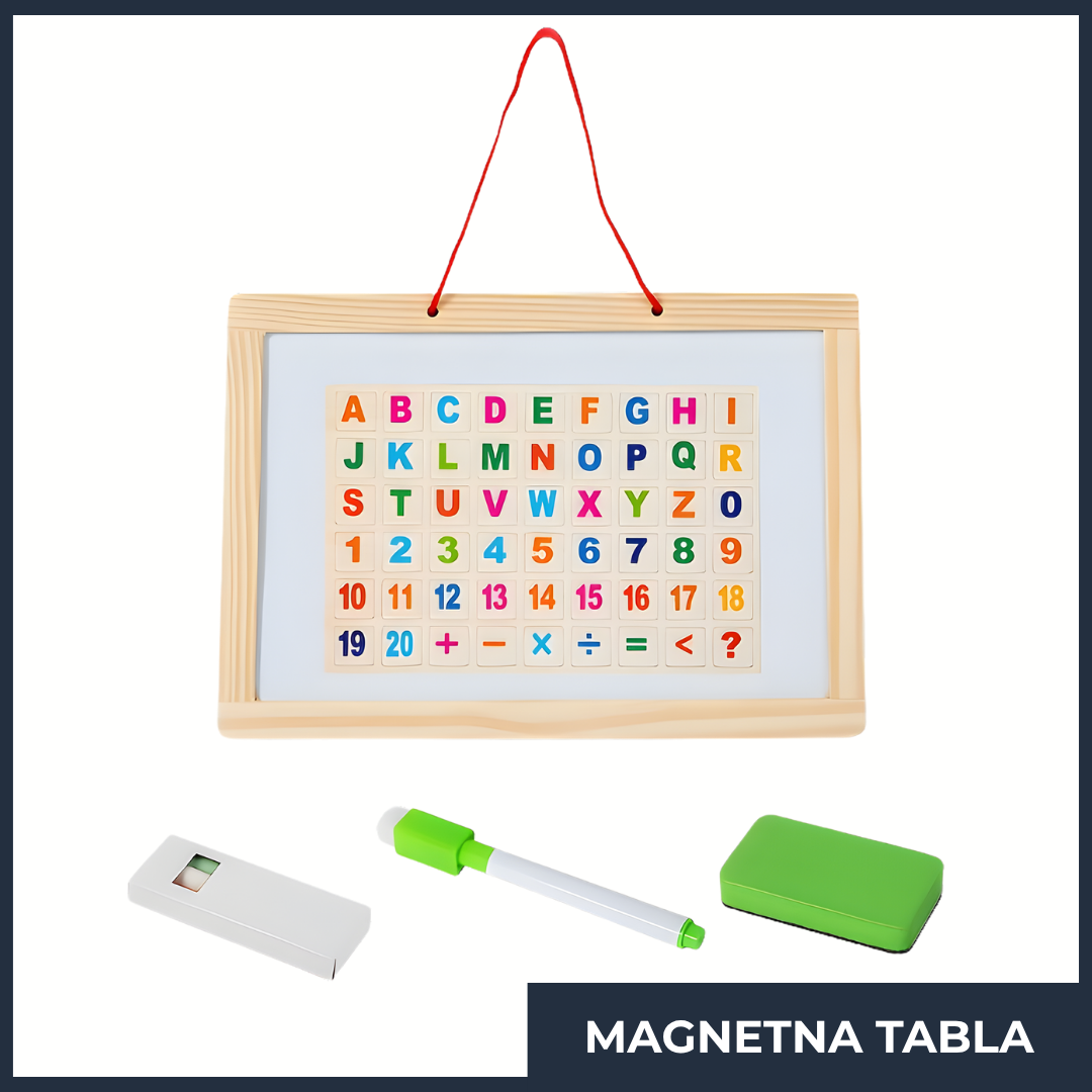 Magnetna Dvostrana Tabla Za Pisanje i Učenje