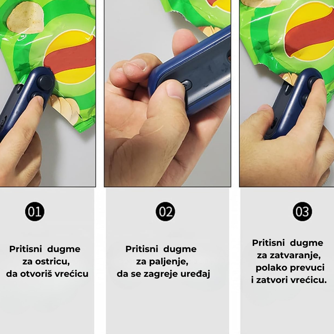 Aparat za Zatvaranje Kesa – 1+1 GRATIS