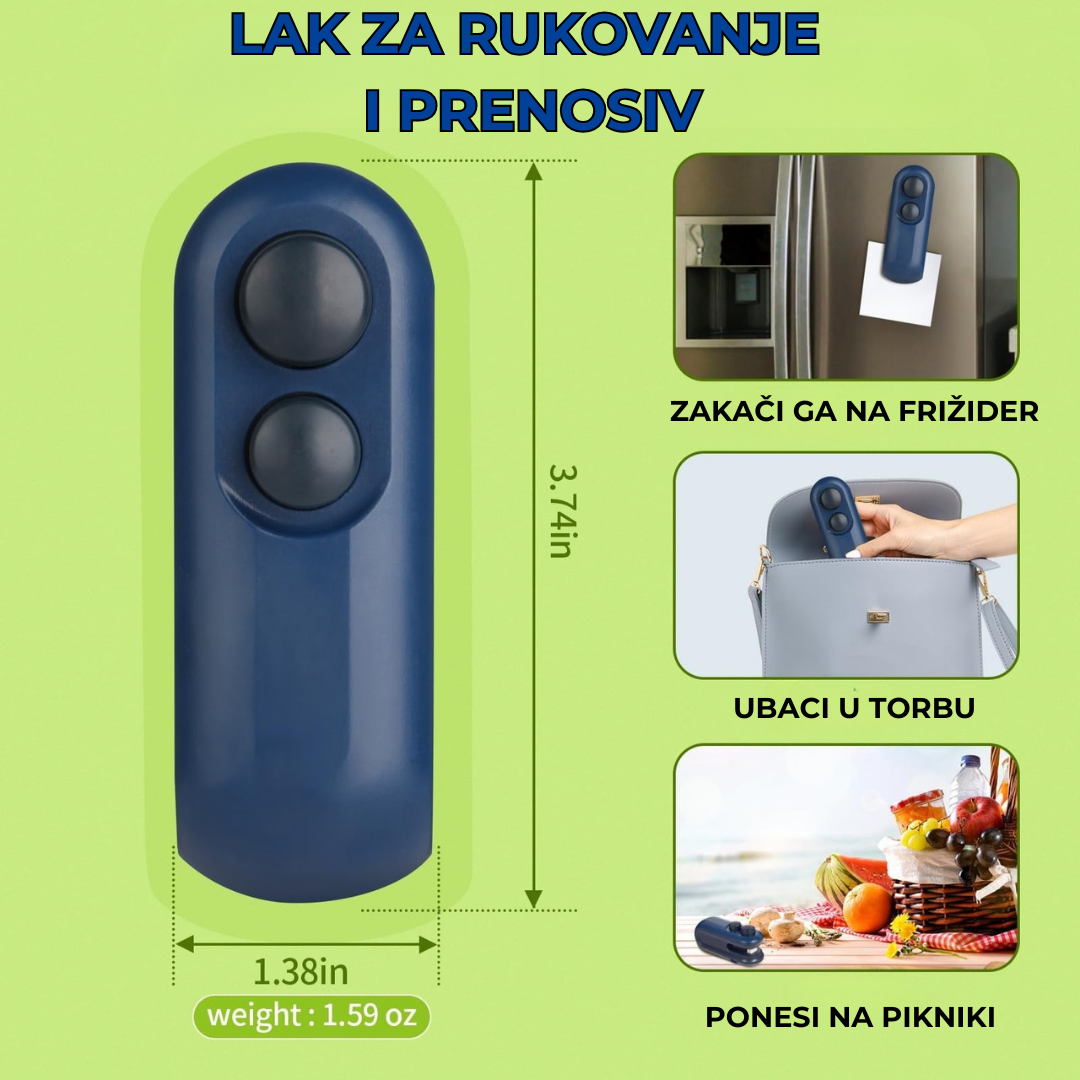 Aparat za Zatvaranje Kesa – 1+1 GRATIS