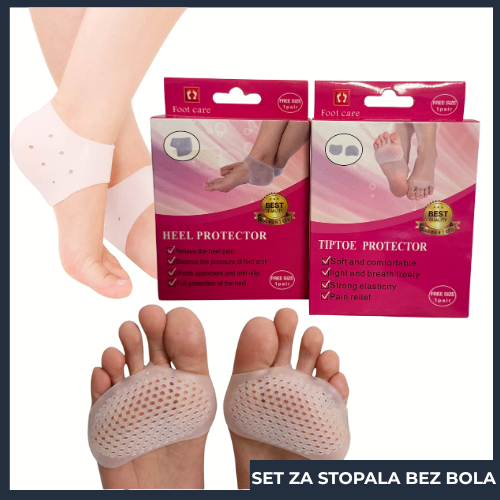 Set Silikonskih Štitnika- Za Pete I Prste!