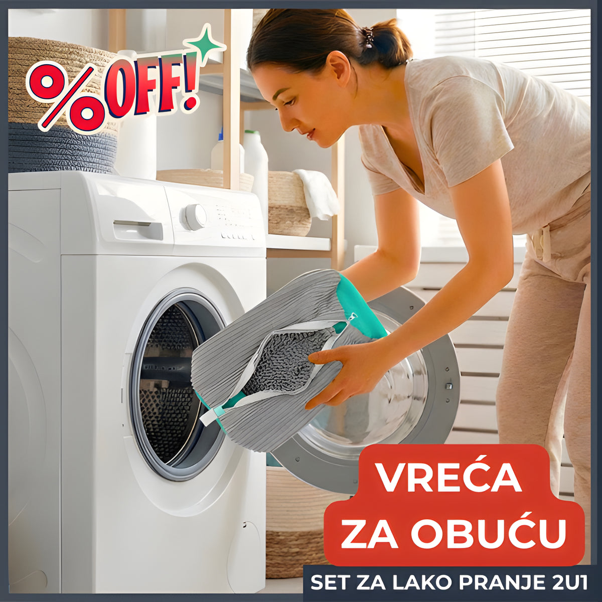 Set 2u1 Vreća Za Pranje Obuće