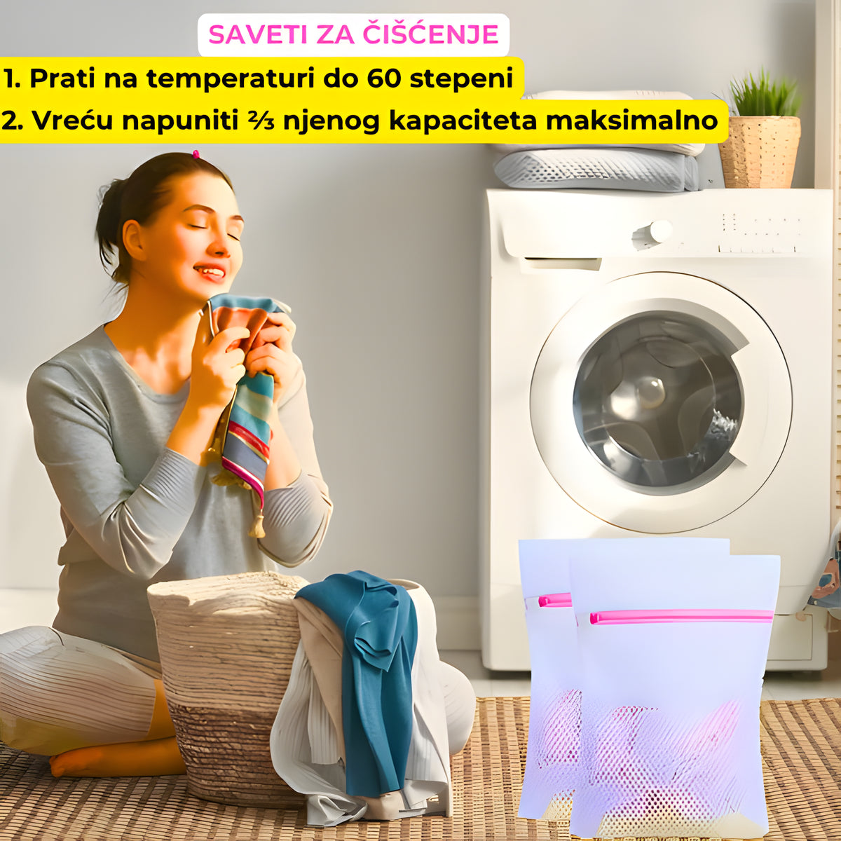 Set 2u1 Vreća Za Pranje Obuće