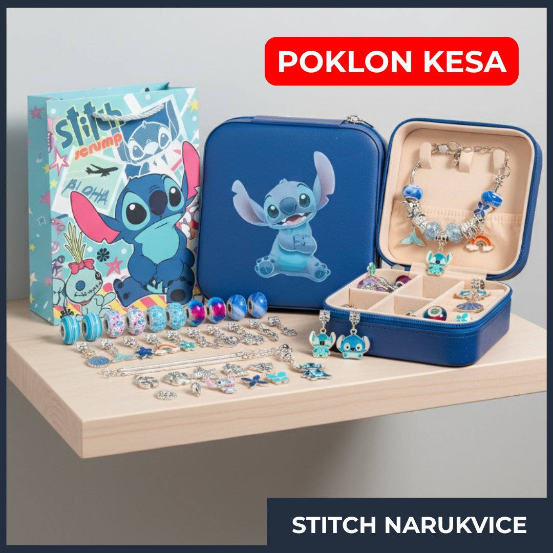 Kreativni Set za Narukvice–Stitch!